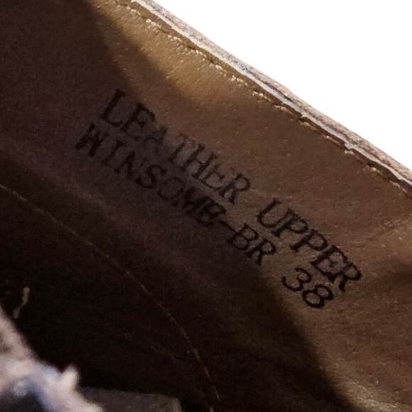 Spring Step Winsome Leather Clogs Brown Size 8 - Picture 6 of 6